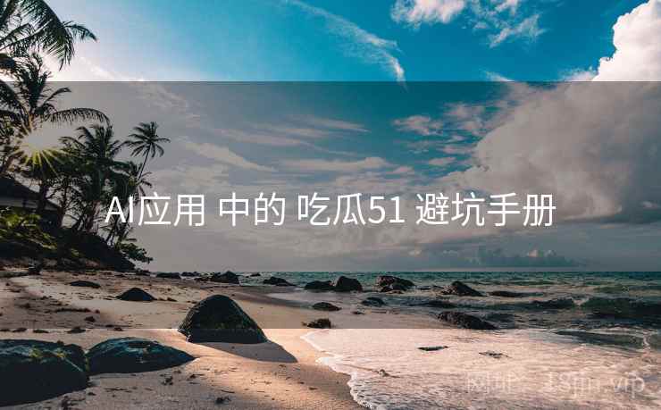 AI应用 中的 吃瓜51 避坑手册