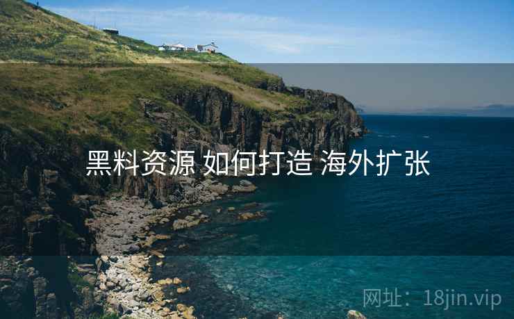 黑料资源 如何打造 海外扩张