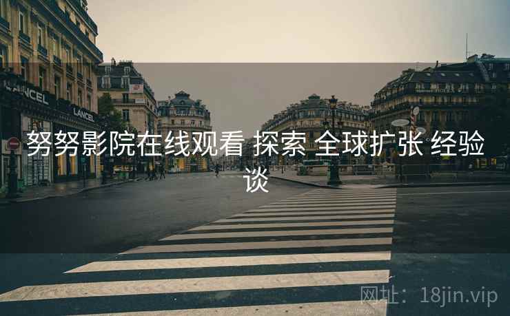 努努影院在线观看 探索 全球扩张 经验谈