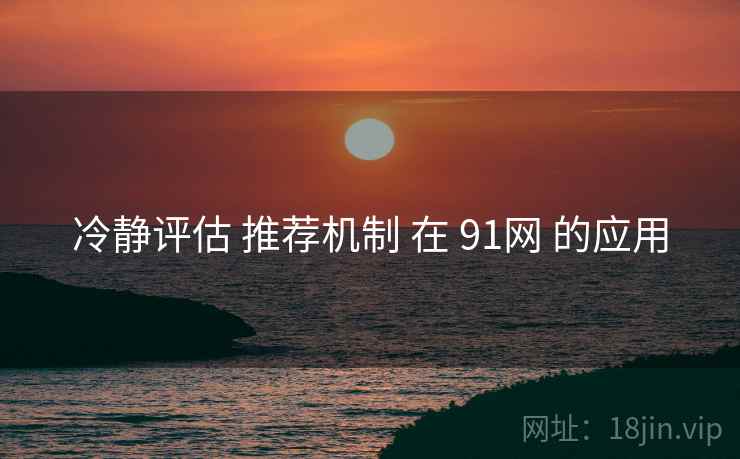 冷静评估 推荐机制 在 91网 的应用
