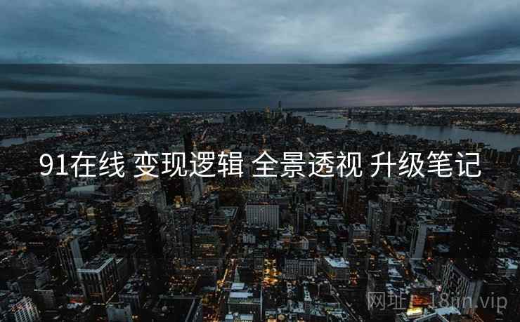 91在线 变现逻辑 全景透视 升级笔记